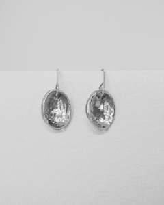 Silver Paua Shell Earrings