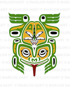 Artist Marlon Hart: Marlon Hart- Pacific Crossing - Frog - Poraka