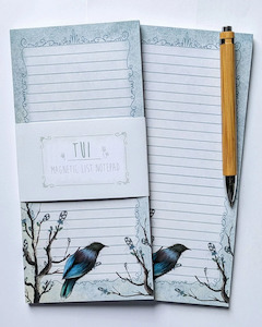 Tui Magnetic List Notepad - By Artist Emily Walker