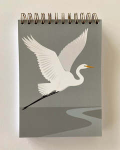 Heron Note Book - By Artist Cathy Hansby