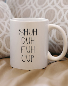 Novelty Mugs: Mug - Shut the Duck Up