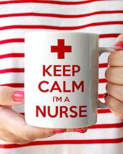 Novelty Mugs: Mug - Keep Calm Nurse
