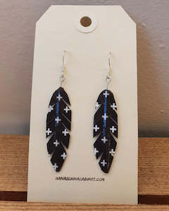 Nanas China Cabinet: Origami Feather Earrings - Nordica