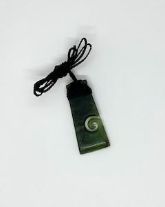 Greenstone - Pounamu Toki with Koru
