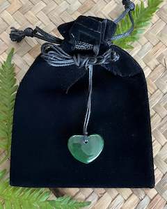 Accessories: Greenstone - Pounamu - Heart Small