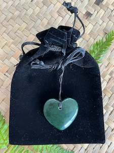 Accessories: Greenstone - Pounamu - Heart Medium