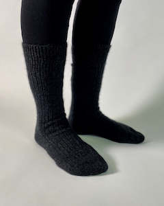 Socks Ribbed - Possum Merino - Various Colours
