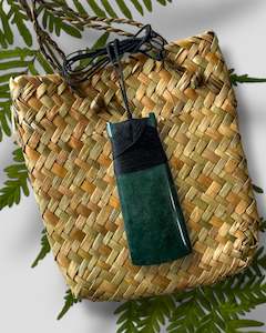Gifts For Him: Greenstone - Pounamu - Toki Pendant Large (wide)