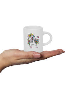 New Zealand Made: Kids Fluffy Mug - Unicorn Dancing