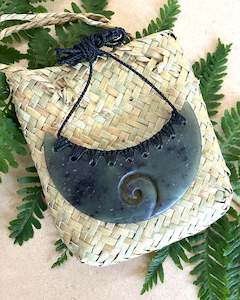 Nz Made Greenstone Pounamu Jewellery: Greenstone - Pounamu | Koru Kōuma (Breastplate)