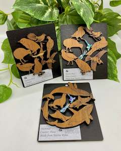 Nz Made Homeware: Native Rimu NZ Coasters - Singles