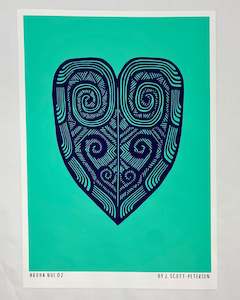 Art Design: Arohanui | A4 Fine-Art Prints by Jessica Scott-Petersen
