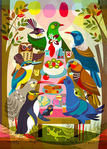 Greeting Card - Party in the Forest