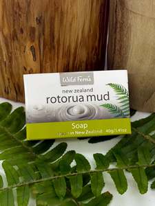 Easy To Post New Zealand Made Gifts: Wild Ferns Skincare - Rotorua Mud Soap