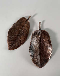 Puka Leaves - Copper Plated Small