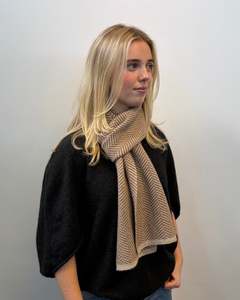 Possum Merino Herringbone Scarf