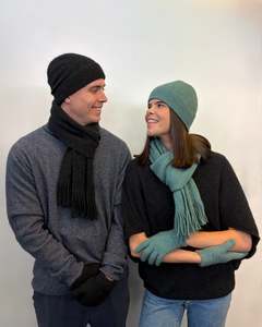 Possum Merino Unisex Essentials Set | Beanie, Scarf, Gloves