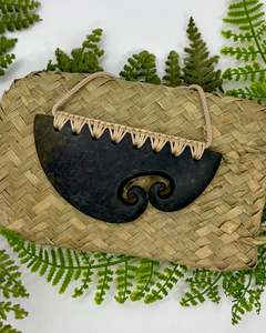 Greenstone - Pounamu | Koru Kōuma (Breastplate) - Large