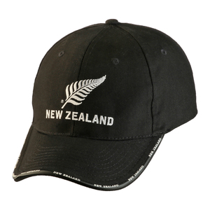 Products: Fern Brand Cap New Zealand with rubber trim