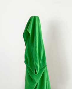 Grace: Parakeet Green Prewashed 100% Linen 160 gsm $38 pm