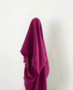 Grace: Magenta Prewashed 100% Linen 160 gsm $38 pm