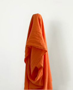 The Grace Collection Linens 160 Gsm: Grace: Tiger Orange Prewashed 100% Linen 160 gsm $38 pm
