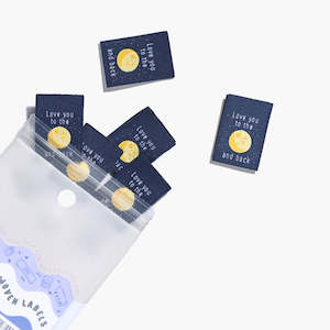 Kylie The Machine: KATM 'Love You To The Moon and Back' Labels