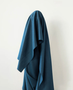Petrol Viscose Melton 390 gsm $36 pm