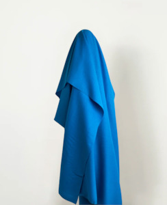 Wool Crepe: Electric Blue 100% Wool Crepe 148cm $48pm