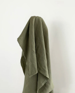 Pistachio Vintage Finish, Piece Washed 100% Linen 180 gsm $49 pm