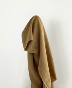 Vintage Finish Linen: Sahara Vintage Finish, Piece Washed 100% Linen 190 gsm - $49 pm