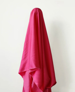 Just Arrived: Bright Pink Rayon Viscose Low Sheen Satin $28 pm