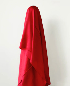 Roxanne Red Rayon Viscose Low Sheen Satin $28 pm