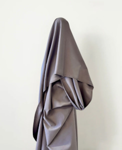 Silver Grey 95% Cotton 5% Spandex Terry Knit 230 gsm $12 pm