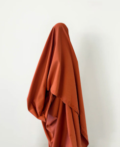 Rust 95% Cotton 5% Spandex Terry Knit  230 gsm $12 pm