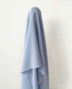 Silk: Baby Blue 100% Mulberry Silk Crepe de Chine 16 Momme $55.00