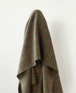 Green, Red and Forest Check 100% Wool Harris Tweed 150 cm, 350 gsm $72.00 pm