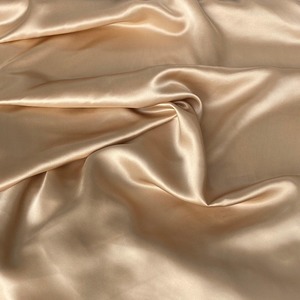 Silk: Nude 100% Mulberry Sandwashed Silk Satin  16 Momme $75