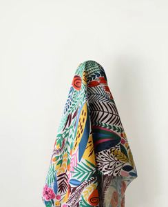 Featured Collection: Summer Love: 100% Linen, Pop Art Meadow Print 140 cm w, 145 gsm $40