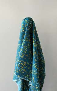 Just Arrived: Summer Love: 100% Cotton Turquoise Leaf Print $29 pm