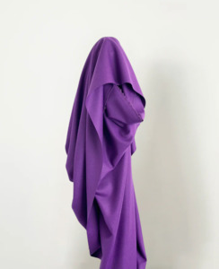 The Wool Collection: Purple Wool Viscose Blend 390 gsm $36 pm