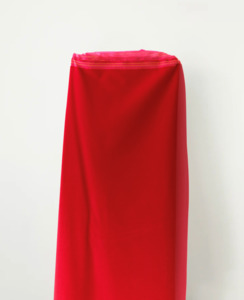 100% Cotton Crimson Velvet 284 gsm 150 cm w $65 pm