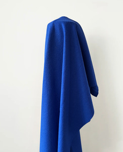 The Wool Collection: Cobalt Boiled 100% Wool 430 gsm 150 cm w $55 pm
