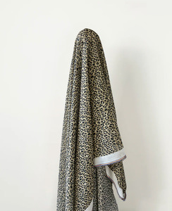 Deadstock Sale: Deadstock Sale: 100% Cotton Voile Olive Animal Print 150 cm 70 gsm w $12 pm