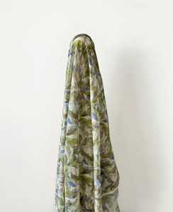 Deadstock Sale: Deadstock Sale: 100% Cotton Blue & Green Print 150 cm 70 gsm w $12 pm