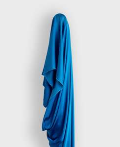 Tencel: Electric Blue Rayon Viscose Low Sheen Satin $28 pm