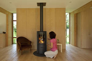 Indoor Fire Accessories: Stûv 30 Compact  - Steel Floor Plate