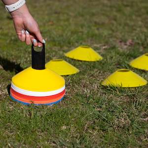Agility Cones: Agility Cones With Rack