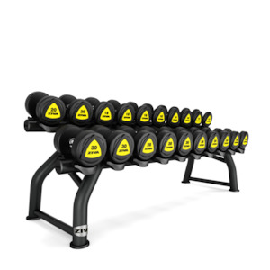 Storage: ZIVA ST2 10 Pair Horizontal Dumbbell Rack