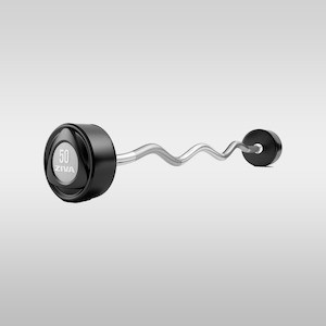 Ziva: ZIVA Urethane EZ Curl Barbell